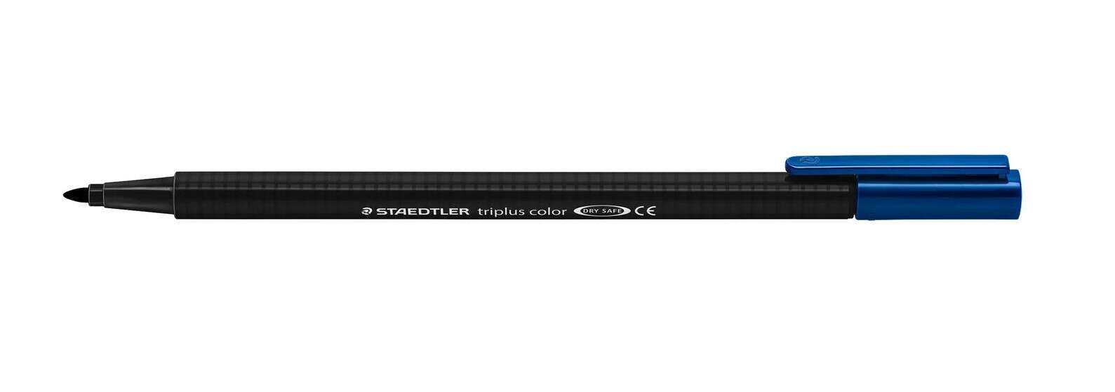 Staedtler Triplus Color 323 Rotulador de Punta Fina - Trazo 1mm Aprox - Tinta Base de Agua - Color Negro · Pack de 10 uds.