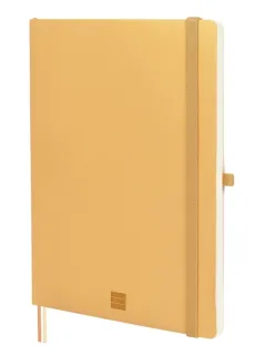 Finocam Nexo Cuaderno de Tapa Blanda - 72 Hojas - Formato B5 - 176x250mm - Papel Crema de 80g/m2 - Liso - Bolsillo Interior - Cierre con Goma - Hojas Microperforadas - Color Camel