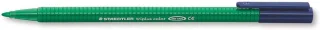 Staedtler Triplus Color 323 Rotulador de Punta Fina - Trazo 1mm Aprox - Tinta Base de Agua - Color Verde · Pack de 10 uds.