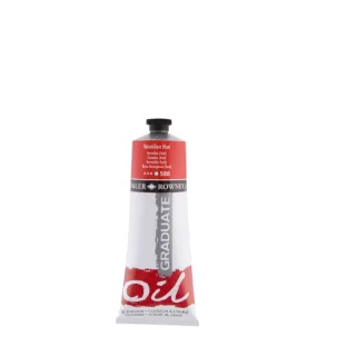 Daler Rowney Graduate Pintura al Oleo - Tubo de Aluminio - 220ml - Color Bermellon