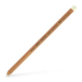 Faber-Castell Lapiz Pitt Pastel 101 - Pigmentos de Alta Calidad - Mina de 4,3mm de Grosor - Color Blanco Medio · Pack de 6 uds.