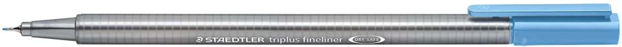 Staedtler Triplus Fineliner 334 Rotulador de Punta Fina - Trazo de 0.3mm - Tinta Base de Agua - Color Azul Cielo · Pack de 10 uds.