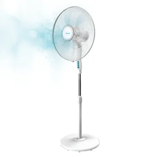 Cecotec EnergySilence 600 Max Flow Ventilador de Pie con 6 Aspas - Potencia de 70W - Diametro de 45cm - Motor de Cobre - 3 Velocidades - Oscilacion 75º - Altura Ajustable - 50x43x152cm - Col