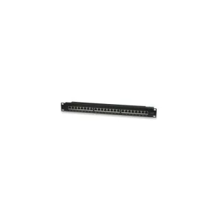 WP Patch Panel de 24 Puertos RJ45 CAT6 FTP - 1U IDC - Color Negro