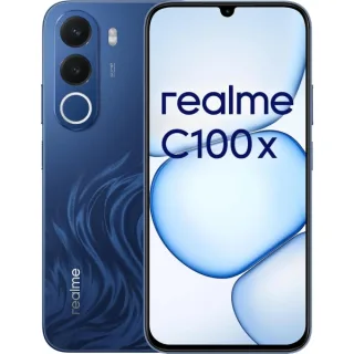 Realme C100x Smartphone Pantalla 6.8" - 4GB - 256GB - Camara 50MP - Bateria 7500mAh - Color Azul