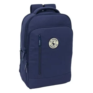 Safta el Ganso Jeans Mochila para Portatiles hasta 15.6" - Portabotellas - Cremallera con Doble Tirador - Bolsillo para Tablet hasta 10.6" - Conector USB - Acolchada - 29x44x15cm - Color Azu