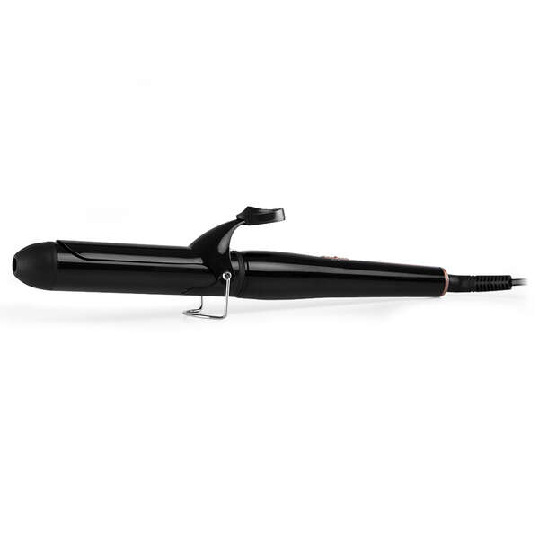 Orbegozo PL 1150 Rizador de Pelo Profesional - Tecnologia PTC para Cabellos Extralargos - Pinza para Mechones - 2 Niveles de Temperatura - Soporte para Mesa - Proteccion contra Sobrecalentam