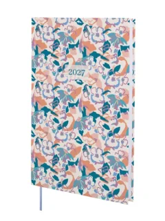 Finocam Dynamic Porto Design Agenda Profesional - Anual 2027 - Semana Vista Vertical - Formato Y10 - 140x204mm - Tapa Dura de Carton Forrado - Esquinas Microperforadas - Papel de 80g/m2 - Co