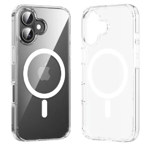 Vention Funda Rigida para Iphone 16 Pro Max - Anillo Magnetico MagSafe - Compatible con Carga Inalambrica - Resistente al Amarilleo - Color Transparente