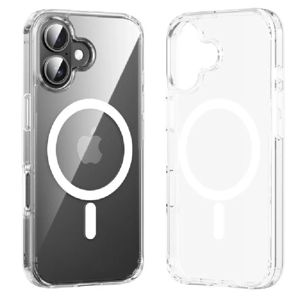 Vention Funda Rigida para Iphone 16 Pro Max - Anillo Magnetico MagSafe - Compatible con Carga Inalambrica - Resistente al Amarilleo - Color Transparente