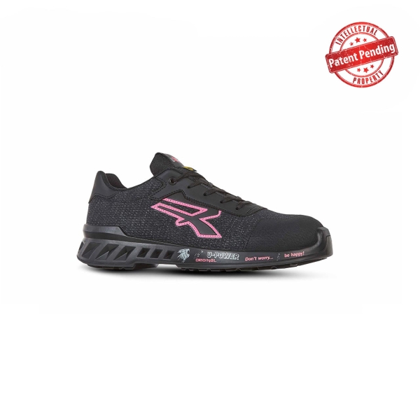 Upower Michelle S ESD Calzado de Seguridad Ligeros para Mujer - Talla 35 - Nylon Ultra-Transpirable, Pelicula Antiabrasion, Plantilla Antiperforacion, Puntera AirToe Aluminium, Proteccion S1