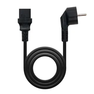 Nanocable Cable alim. CPU, CEE7/M-C13/H, negro, 5m