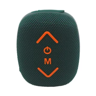 Coolsound Riderbeat Altavoz Bluetooth True Wireless 7W - Autonomia hasta 3h - USB, MicroSD y Aux - Funcion Manos Libres - Radio FM - Soporte Para Manillar - Color Verde