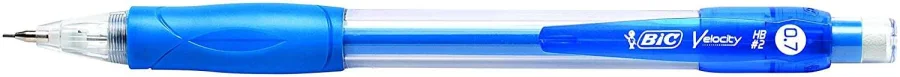 Bic Velocity Portaminas 0.7mm HB con Goma - Zona Grip - Larga Duracion - Cuerpo de Colores Surtidos · Pack de 12 uds.