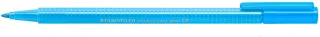 Staedtler Triplus Color 323 Rotulador de Punta Fina - Trazo 1mm Aprox - Tinta Base de Agua - Color Azul Neon · Pack de 10 uds.