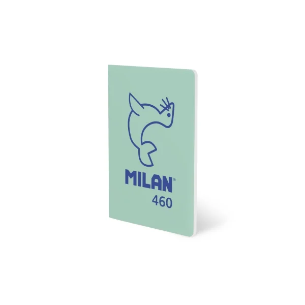 Milan 460 Since 1918 Libreta A5 Grapada - Hojas Blancas - 24 Hojas de 95g - Color Menta