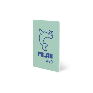 Milan 460 Since 1918 Libreta A5 Grapada - Hojas Blancas - 24 Hojas de 95g - Color Menta