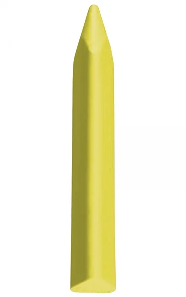 Jovi Triwax Estuche de 12 Ceras - Triangulares - No Manchan - Trazo Suave - Gran Rendimiento - Facil Agarre - Apto para Sacapuntas - Libre de Alergenos - Color Amarillo