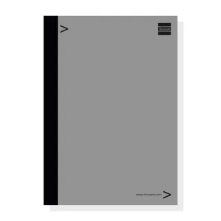 Finocam Bloc de Notas para Agendas Duo - Formato E40 - 210x5x297mm - Color Gris