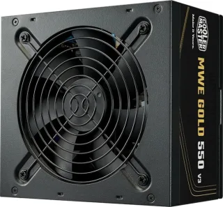 Cooler Master Fuente de Alimentacion 80 Plus Gold 550W ATX 3.1 - PFC Activo - Ventilador 120mm