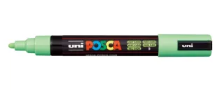 Posca PC-5M Marcador de Pintura - Punta de Bala 1.8-2.5mm - Tinta Base al Agua - Resistente a la Luz - No Permanente - Color Verde Claro · Pack de 6 uds.