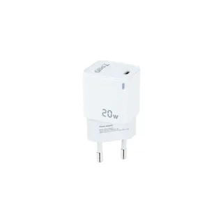 Tooq Cargador de Pared USB-C/PD 20W - Color Blanco
