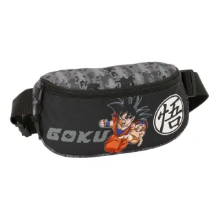 Safta Dragon Ball Bolsa de Cintura - Cintas Ajustables - 2.90L - 230x90x140mm - Color Negro