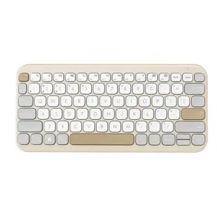 Asus Marshmallow KW100 Teclado - Bluetooth - Compacto - Español - Color Beige