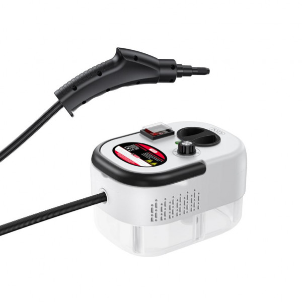 XO CF47 Limpiadora de Vapor - 1500W - Temperatura 110ºC - Deposito 1200ml - Caudal de Vapor 45-60g/min - Calentamiento 30s - 6 Posiciones - Vapor Continuo 25min - 205x147x141mm - Color Blanc
