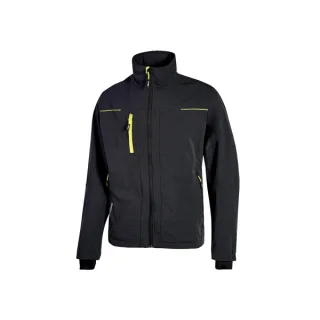 Upower Pluton Lady Chaqueta de Tela Resistente - Talla 2XL - Suave, Repelente al Agua, Transpirable, Secado Rapido, Multiples Bolsillos, Capuchon Retractil, Puños a Prueba de Viento, Protecc