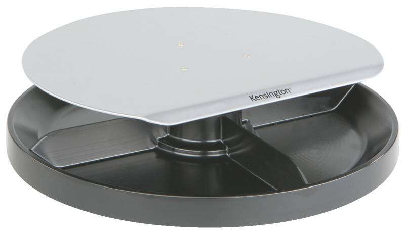 Kensington Smartfit Spin 2 Soporte Giratorio - Organizador Giratorio - Admite Monitores de hasta 18kg - Altura Ajustable - Color Gris