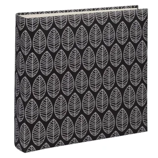 Hama la Fleur Album de Fotos - 100 Paginas Blancas - Tapa Plastificada - 30x30cm - Color Negro