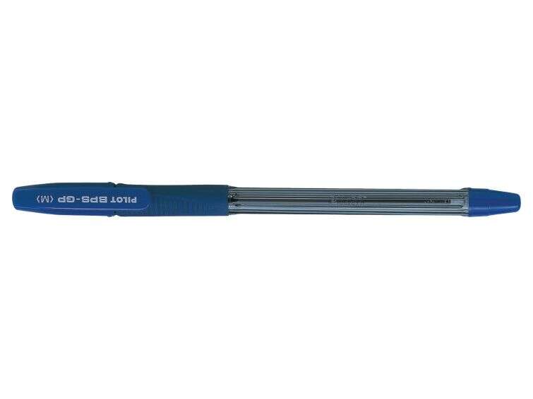 Pilot BPS-GP Boligrafo de Bola - Punta Mediana de 1mm - Trazo de 0.4mm - Recargable - Color Azul · Pack de 12 uds.