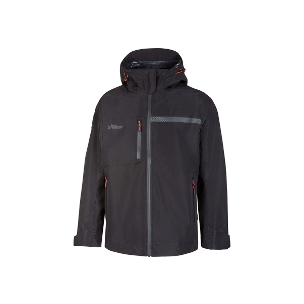 Upower Tutendo Chubasquero Impermeable Transpirable - Talla 2XL - Impresion Interna Grafeno, Termorregulador, Bacteriostatico, Costuras Termoselladas, Capucha y Puños Regulables, Elementos R