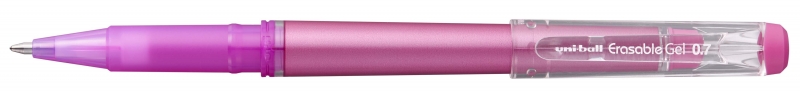 Uni-ball UF-222 Roller de Gel Borrable - Punta de Bola 0.7mm - Tinta Termosensible - Doble Goma Borradora - Color Rosa · Pack de 12 uds.