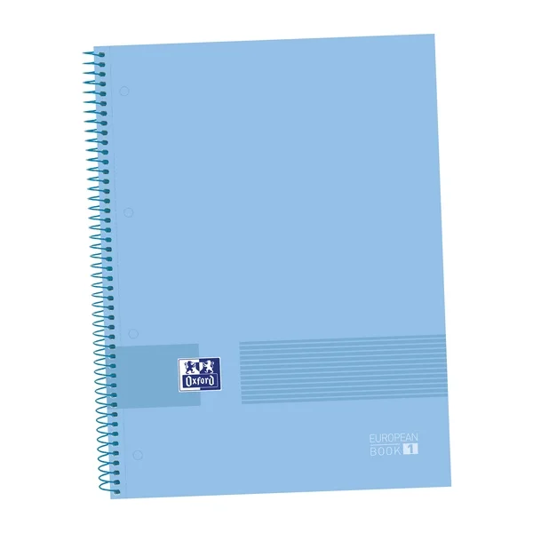 Oxford & You A4+ Europeanbook Tapa Extradura - Cuaderno de 80 Hojas - Tamaño A4+ - Color Azul · Pack de 5 uds.