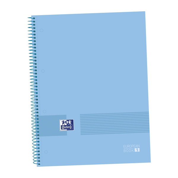 Oxford & You A4+ Europeanbook Tapa Extradura - Cuaderno de 80 Hojas - Tamaño A4+ - Color Azul · Pack de 5 uds.