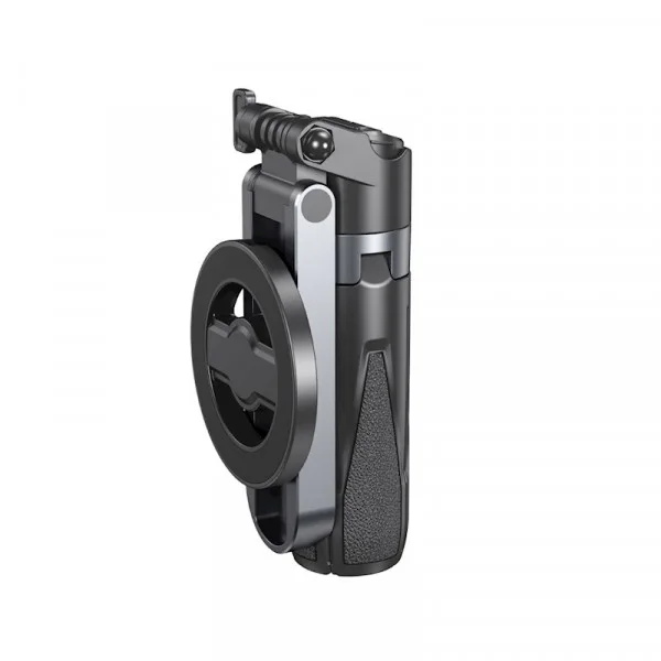 XO SS22 Tripode y Palo Selfie - 4 en 1 - Mando Bluetooth - Luz LED - Soporte Magnetico - Compacto con Gancho - Color Negro