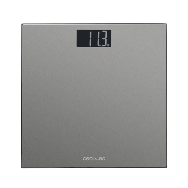 Cecotec Surface Precision 9200 Healthy Bascula Corporal - Capacidad hasta 180kg - 4 Sensores - Acero Inoxidable - Cinta Metrica y Pilas - Pantalla LCD - Antihuellas - Patas Antideslizantes -