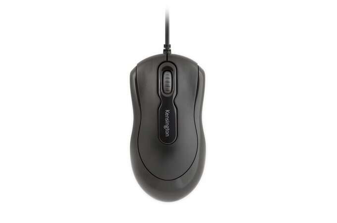 Kensington Raton USB con Sensor Optico de 1000ppp - 3 Botones - Uso Ambidiestro - Color Negro