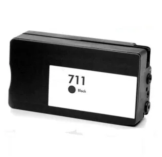 Generico HP 711XL Negro Cartucho de Tinta - Reemplaza CZ133A/CZ129A