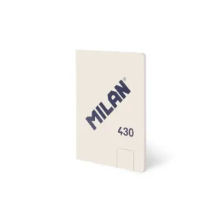 Milan 430 Libreta Encolada Formato A5 Hojas Blancas - 48 Hojas de 95 gr/m2 - Microperforado - Tapa Blanda - Color Beige
