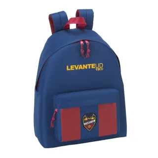 Safta Levante U.D. Mochila - Bolsillo Frontal - Hombreras Acolchadas - Doble Tirador en Cremallera - Asa Superior - 18L - 330x150x420mm - Color Rojo y Azul