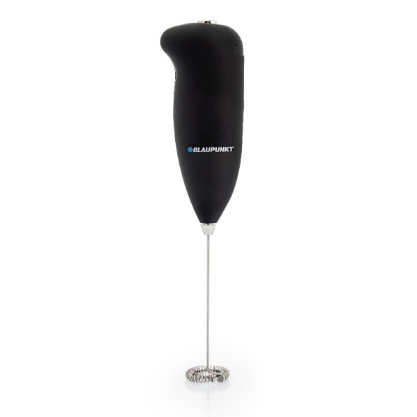Blaupunkt Espumador de Leche Inalambrico - Alimentacion a Pilas - Facil Limpieza - Color Negro y Gris