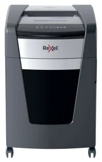 Rexel Momentum Extra XP420+ Destructora de Papel Manual Corte en Particulas P-4 - Destruye hasta 20 Hojas a la Vez - Sin Atascos - Color Gris/Plata