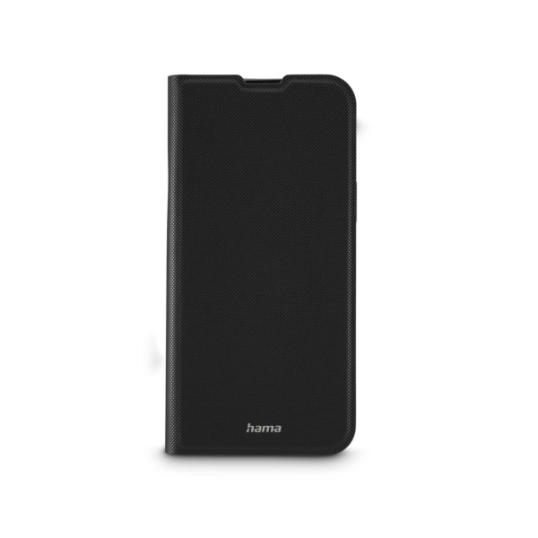 Hama Daily Protect Funda para iPhone 15 - Cierre Magnetico - Antideslizante - Antihuellas - Poliuretano Termoplastico - Funcion de Soporte - Color Negro
