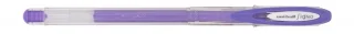 Uni-ball UM-120AC Signo Angelic Roller de Tinta Gel - Punta de Bola 0.7mm - Tinta Resistente al Agua y Luz - Escribe en Papel Negro y Blanco - Color Violeta · Pack de 12 uds.