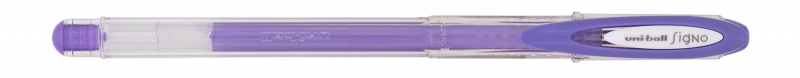 Uni-ball UM-120AC Signo Angelic Roller de Tinta Gel - Punta de Bola 0.7mm - Tinta Resistente al Agua y Luz - Escribe en Papel Negro y Blanco - Color Violeta · Pack de 12 uds.