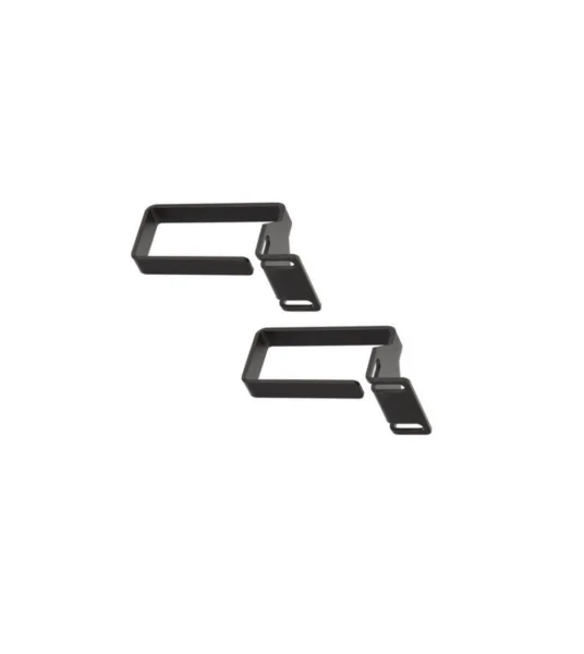 WP Pack de 2 Anillos 1U para Cableado - Metalico - 490x15x55mm - Color Negro