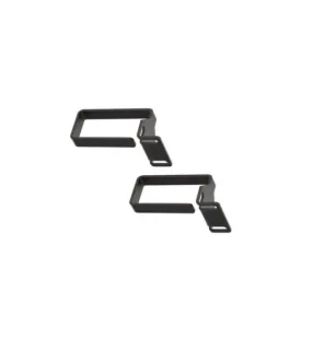 WP Pack de 2 Anillos 1U para Cableado - Metalico - 490x15x55mm - Color Negro